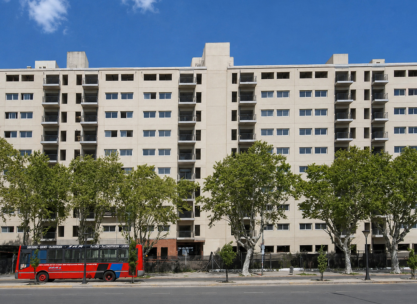 Frente de edificio residencial