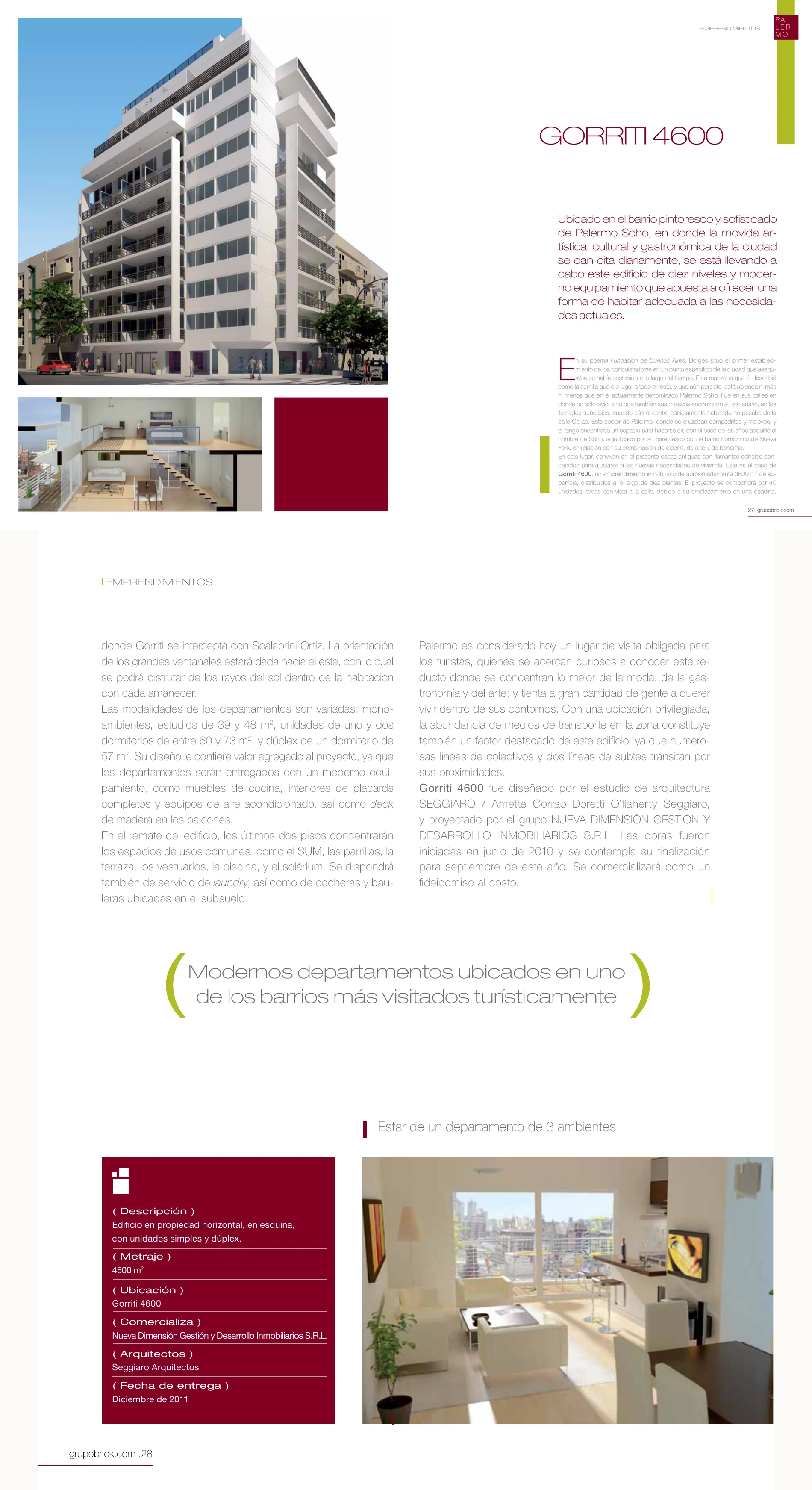 Gorriti: vivienda urbana en Palermo